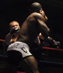 John Renken trading punches in the ring