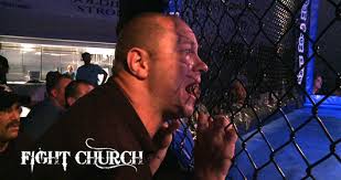 John Renken at the cage during Fight Church documentary