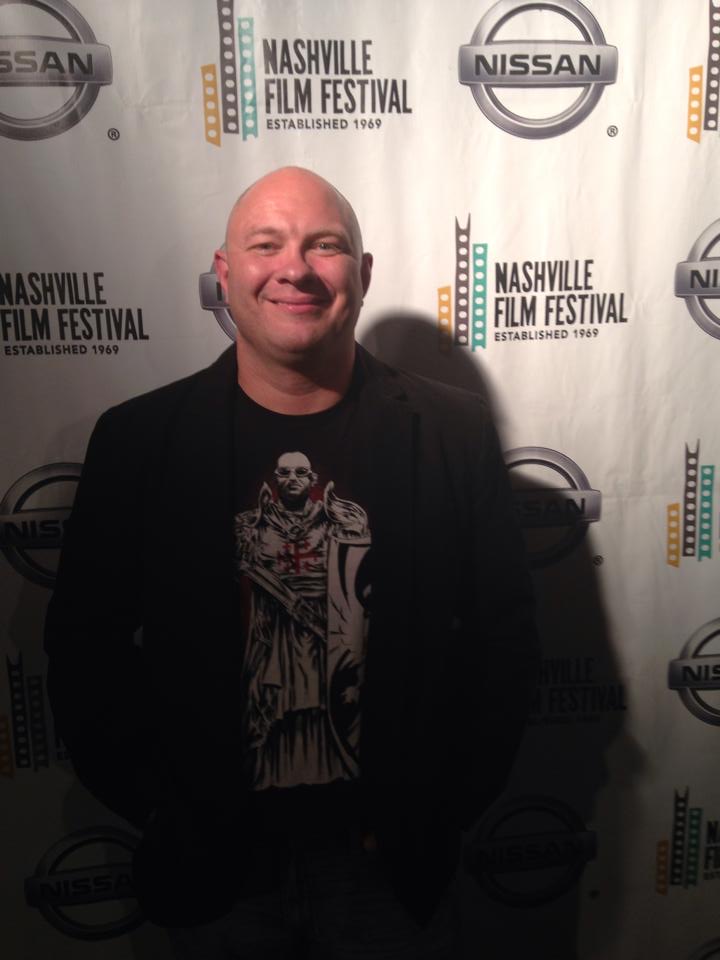John Renken at the Nashville Film Festival red carpet