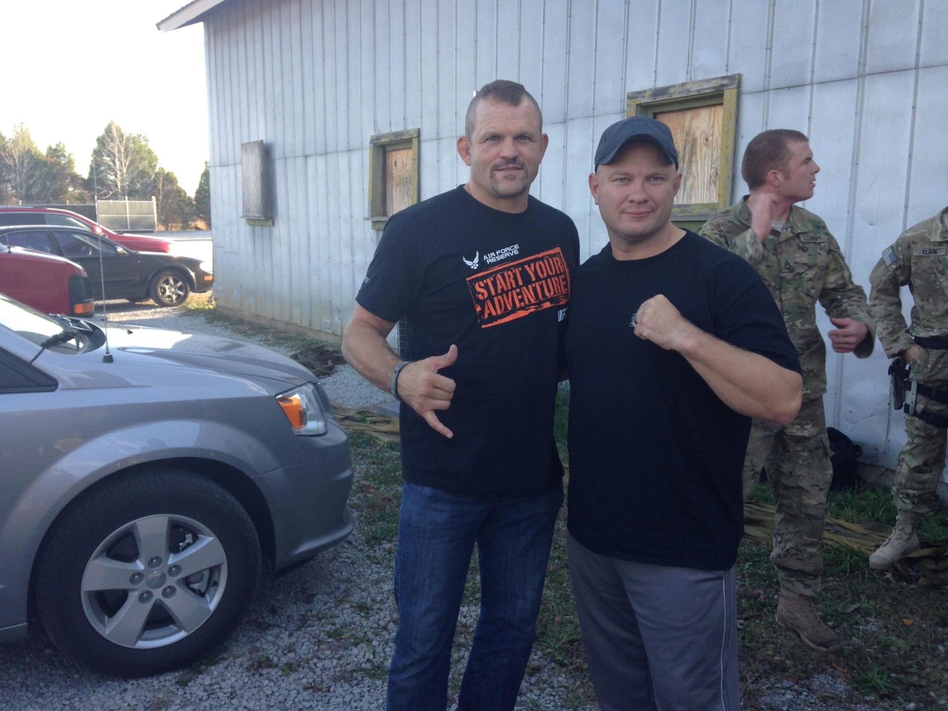John Renken with UFC legend Chuck Liddell