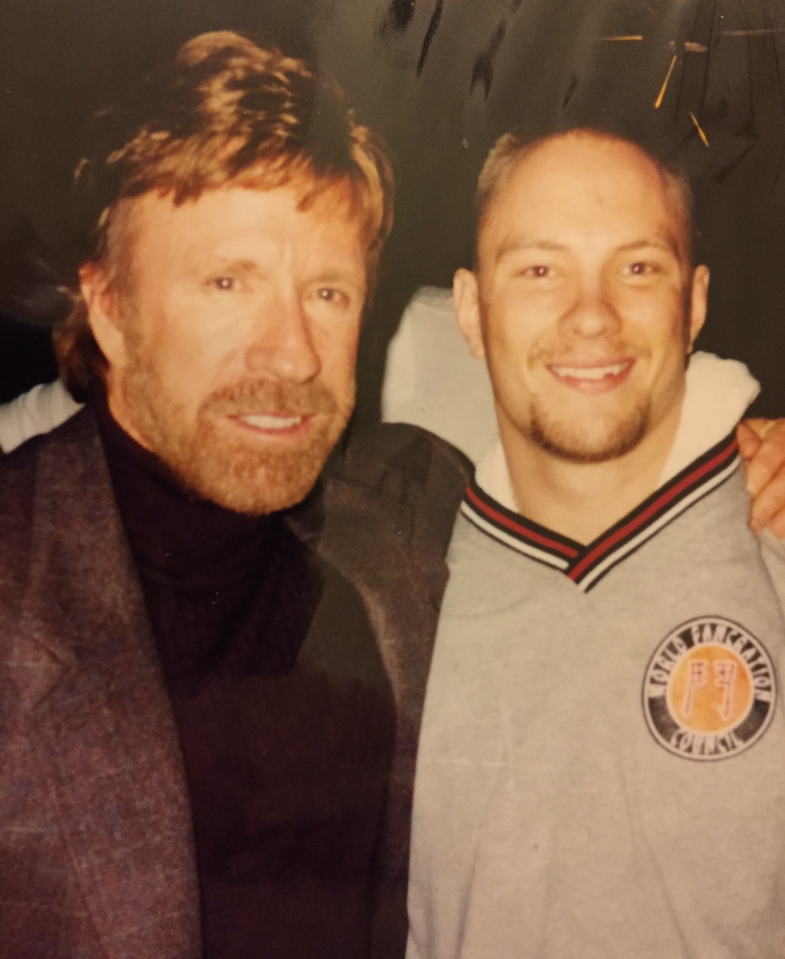 John Renken with Chuck Norris