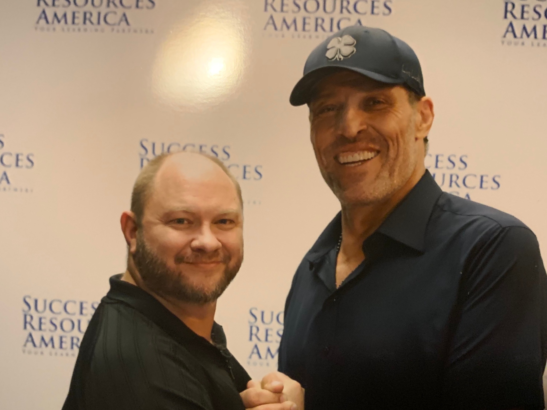 John Renken with Tony Robbins at Success Resources America